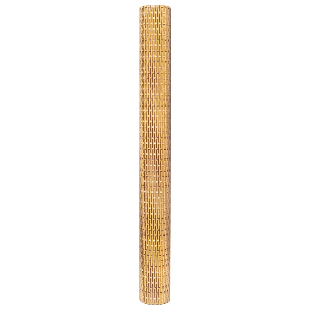 Balkonski zaslon svijetlosmeđi 400 x 80 cm od poliratana