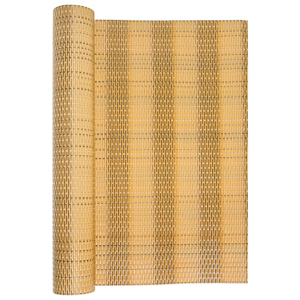 Balkonski zaslon svijetlosmeđi 400 x 100 cm od poliratana