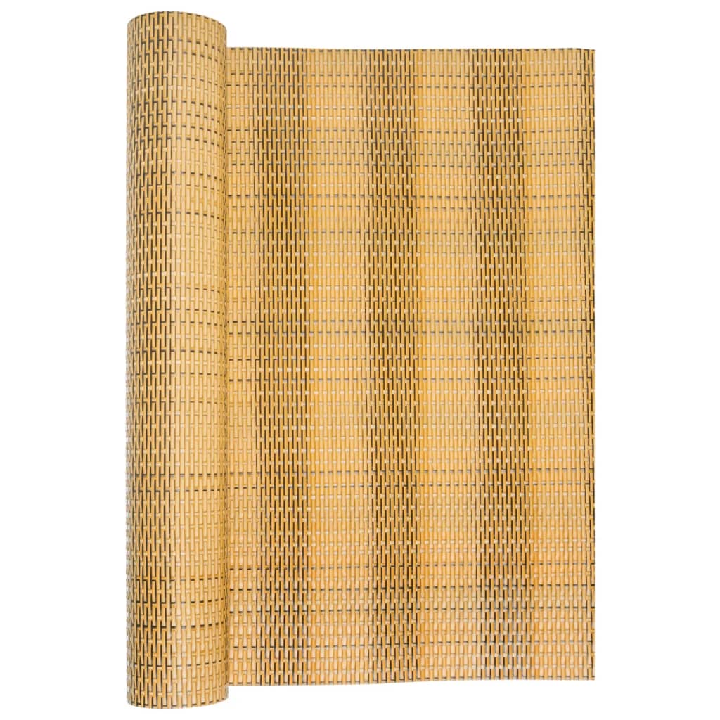 Balkonski zaslon svijetlosmeđi 500 x 90 cm od poliratana