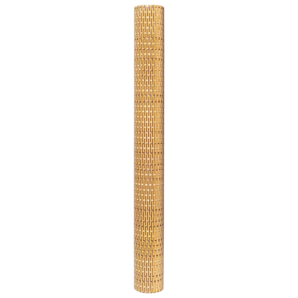 Balkonski zaslon svijetlosmeđi 1000 x 80 cm od poliratana