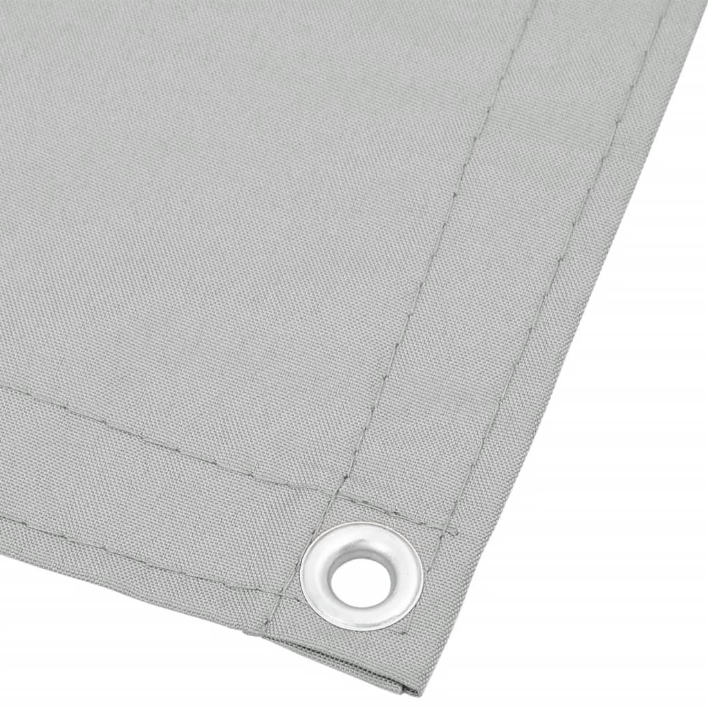 Balkonski zaslon svjetlosivi 120x700 cm 100 % poliester Oxford