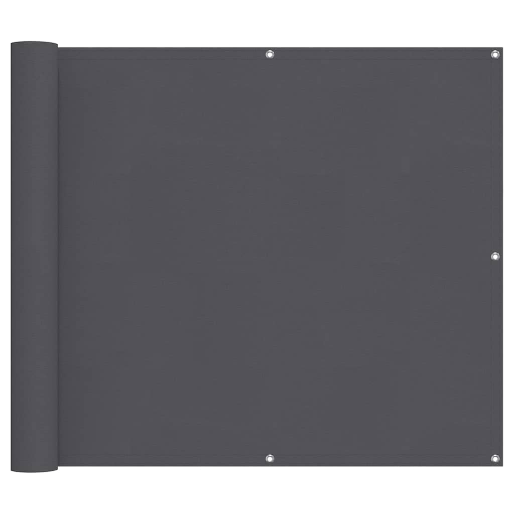 Balkonski zaslon antracit 90x800 cm 100 % poliester Oxford