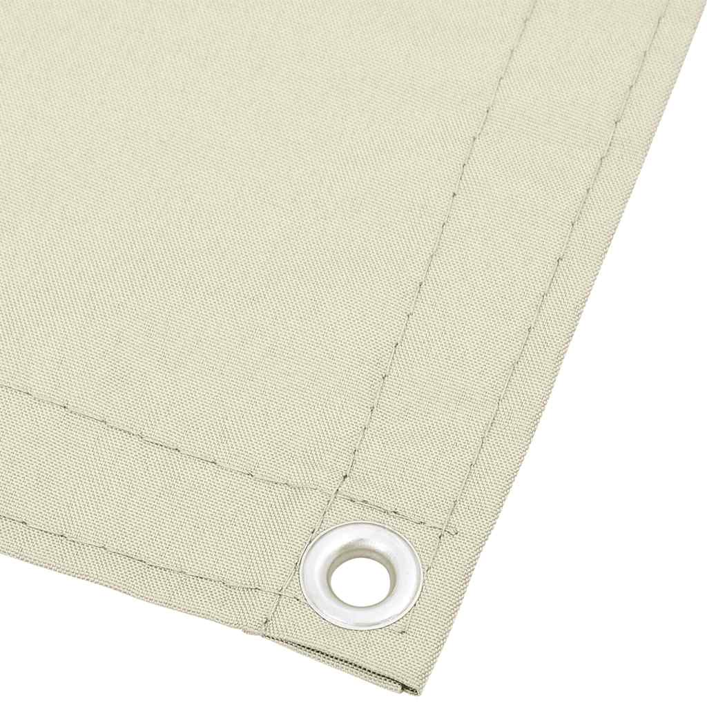 Balkonski zaslon krem 120x700 cm 100 % poliester Oxford