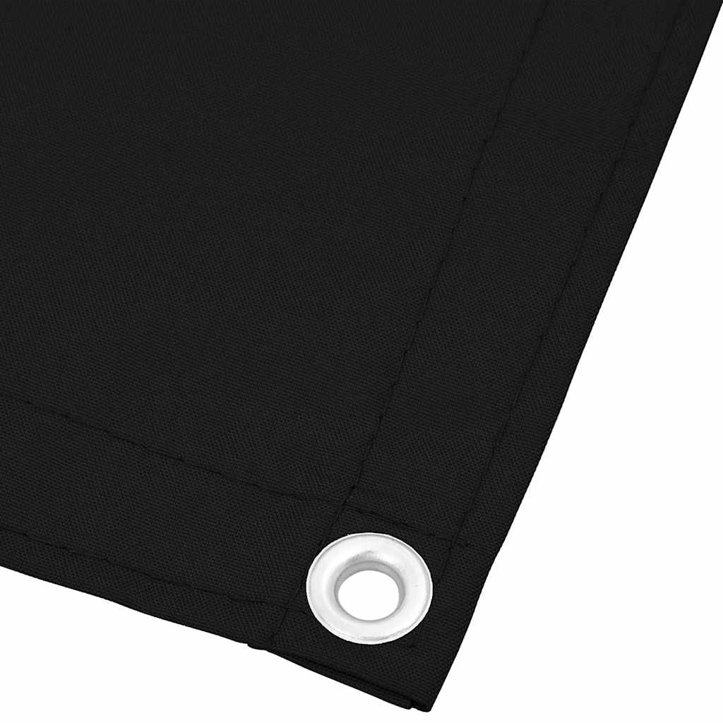 Balkonski zaslon crni 90x1000 cm 100 % poliester Oxford