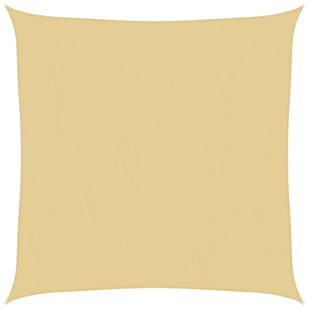 Jedro protiv sunca boje pijeska 7x7 m 100 % poliester Oxford
