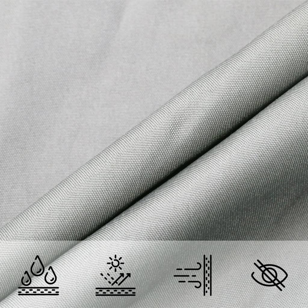 Jedro protiv sunca svjetlosivo 4x2 m od 100% poliestera Oxford