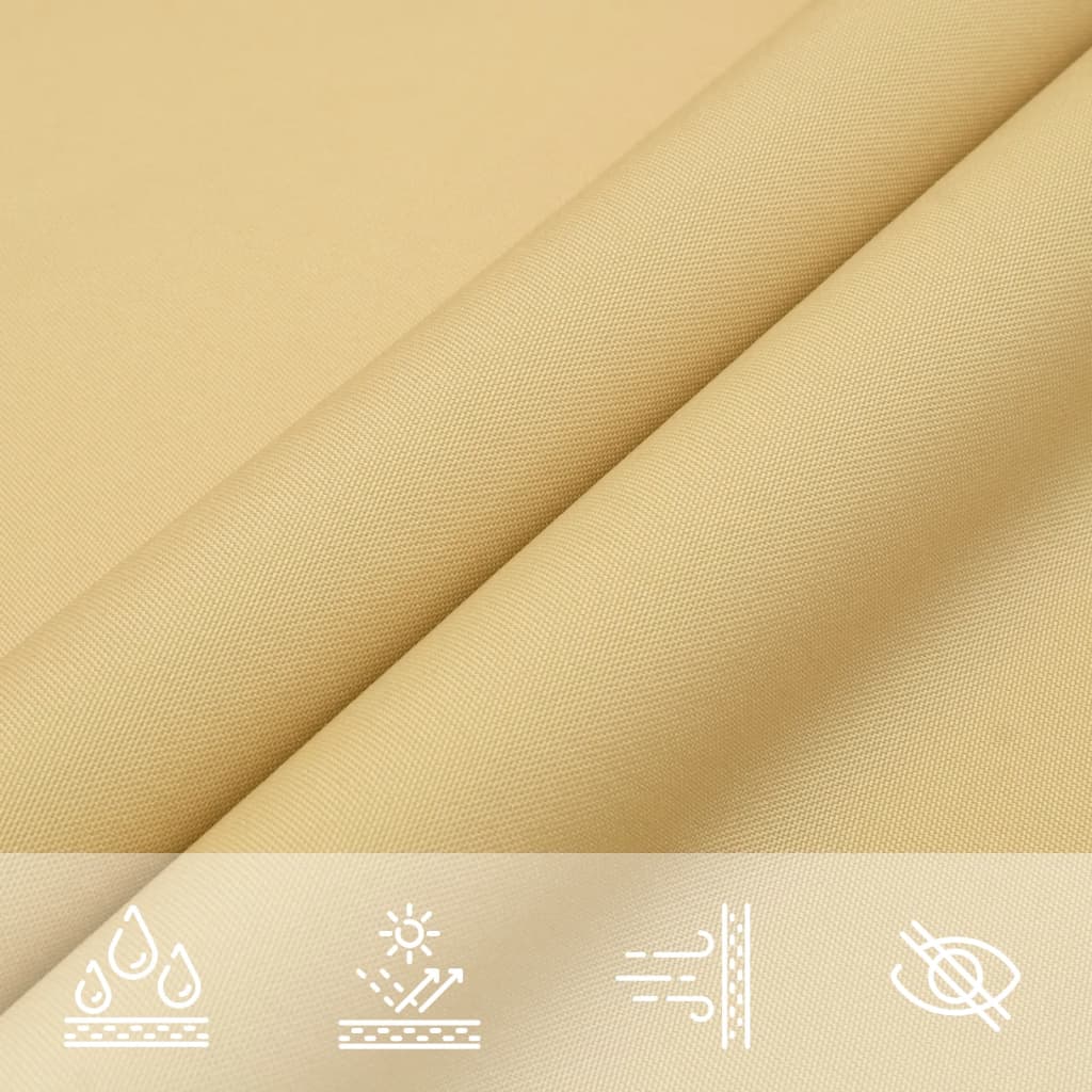Jedro protiv sunca boje pijeska 2,5x2 m 100 % poliester Oxford