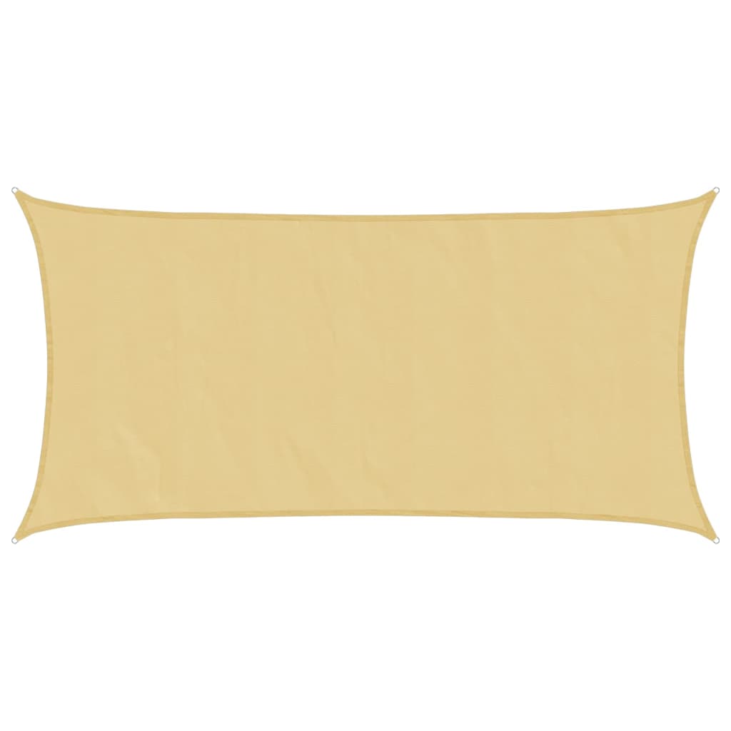 Jedro protiv sunca boje pijeska 3,5x2 m 100 % poliester Oxford