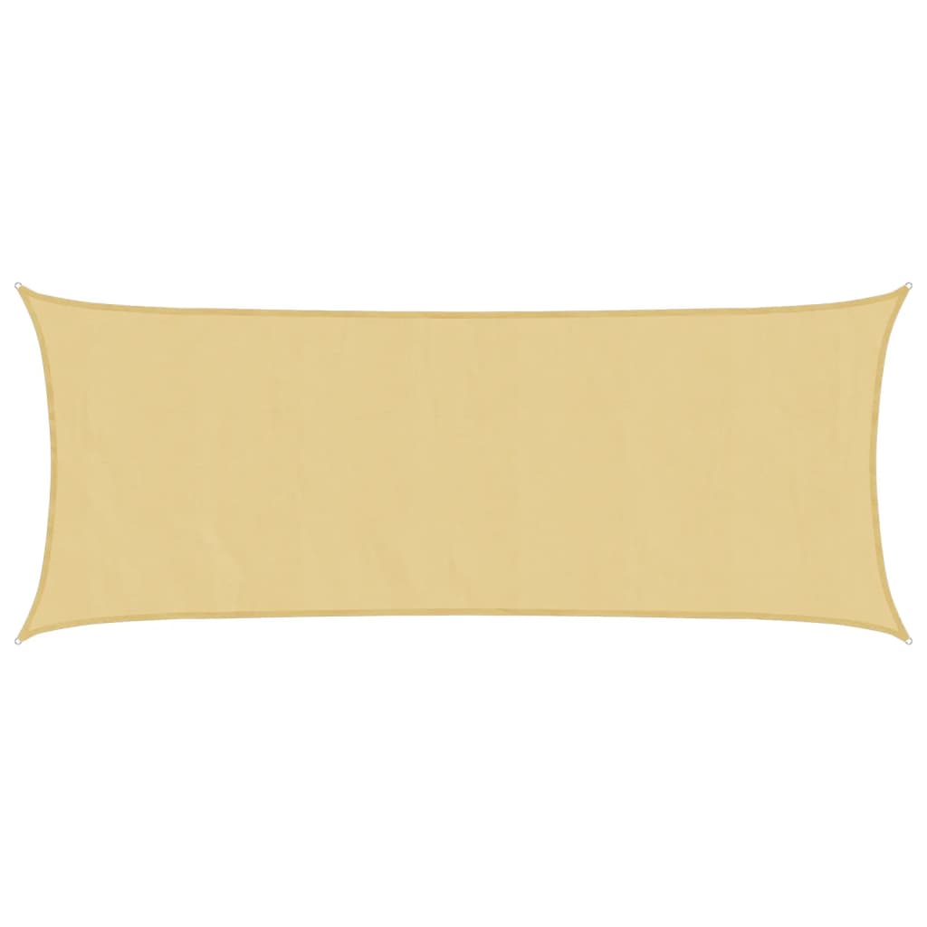 Jedro protiv sunca boje pijeska 4,5x2 m 100 % poliester Oxford
