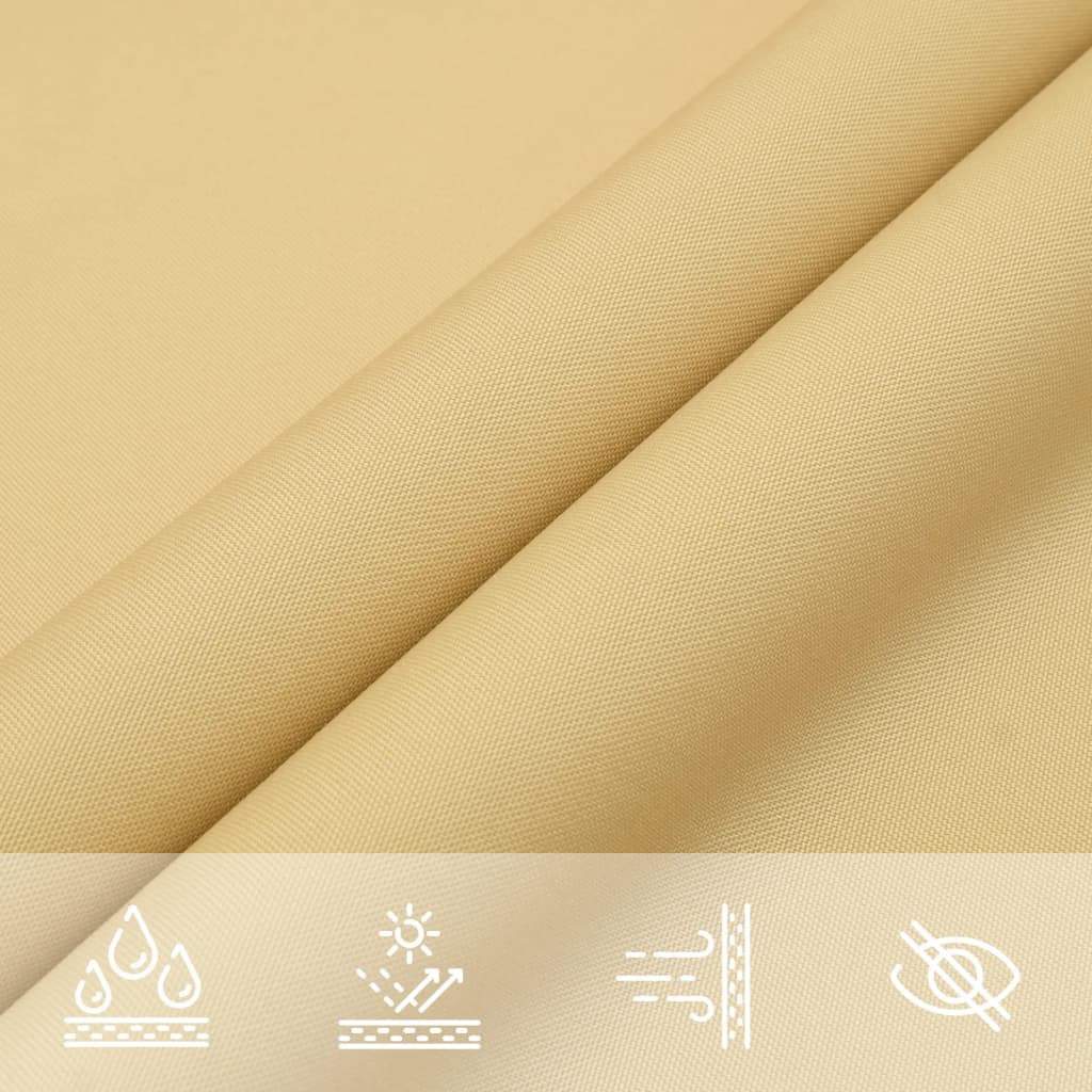 Jedro protiv sunca boje pijeska 7x4 m 100 % poliester Oxford