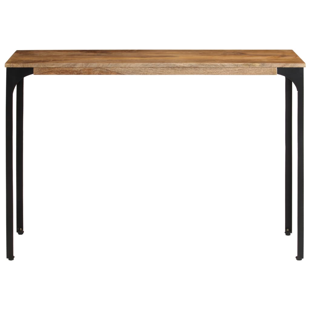 Konzolni stol smeđi 110x35x76cm od masivno drvo manga i željezo