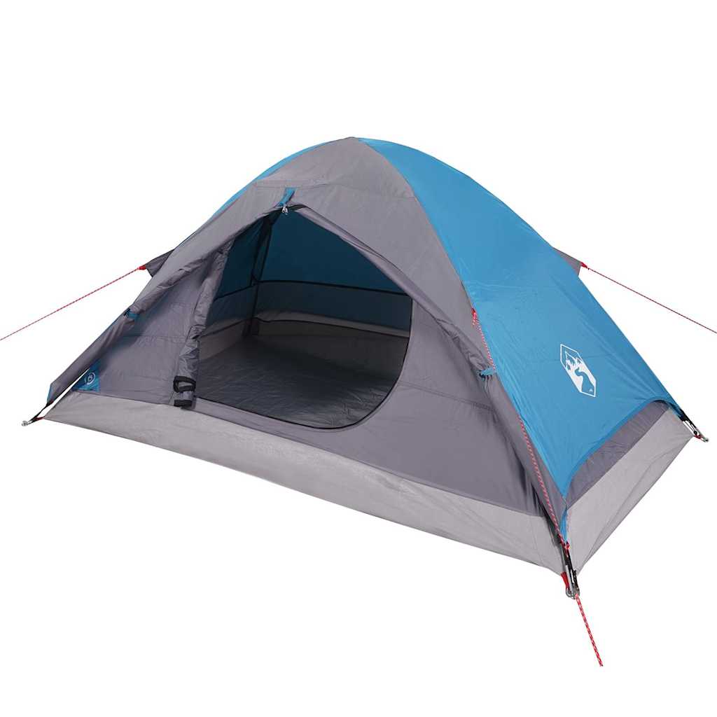 Kupolasti šator za kampiranje za 4 osobe plavi vodootporni