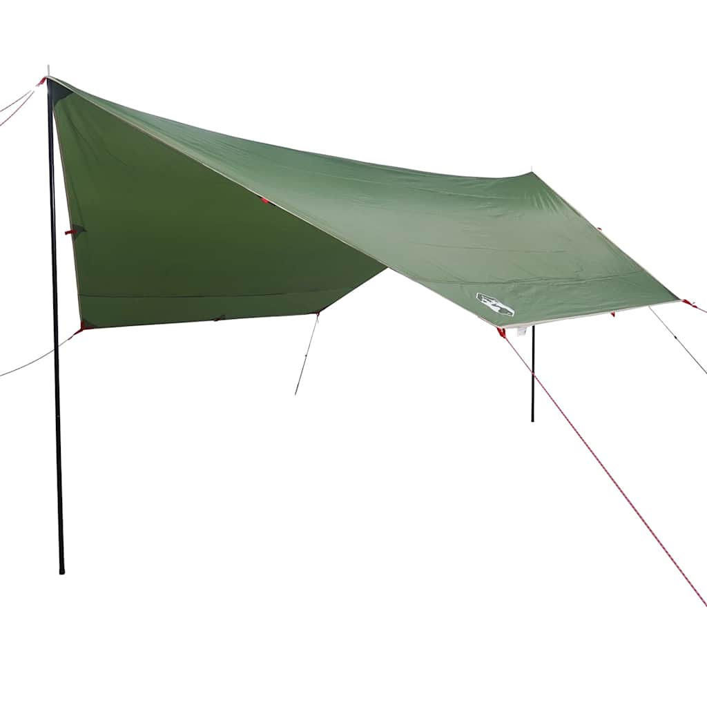 Cerada za kampiranje zelena 430 x 380 x 210 cm vodootporna
