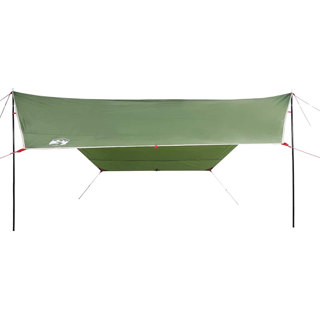 Cerada za kampiranje zelena 430 x 380 x 210 cm vodootporna