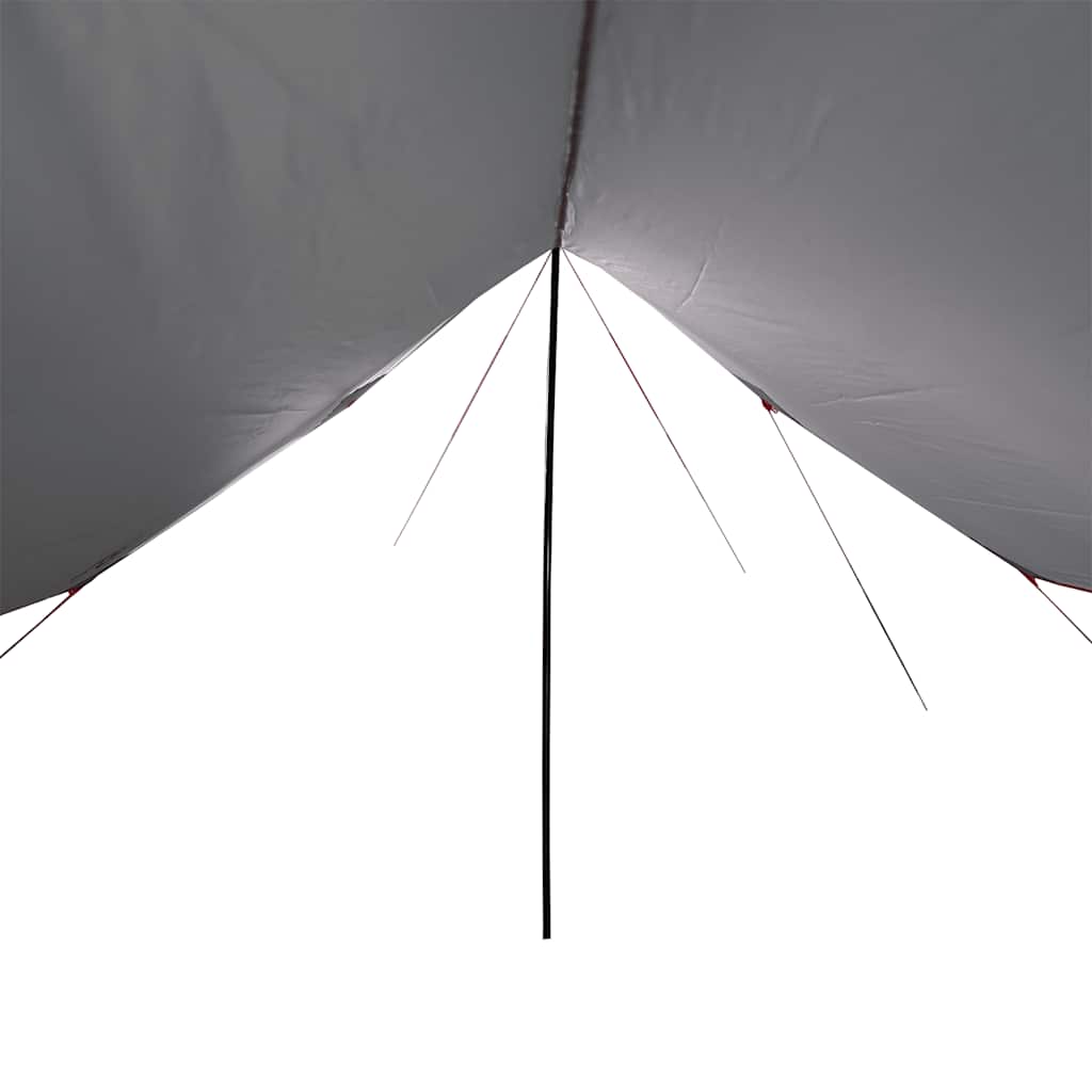Cerada za kampiranje siva i narančasta 460x305x210 cm vodootporna