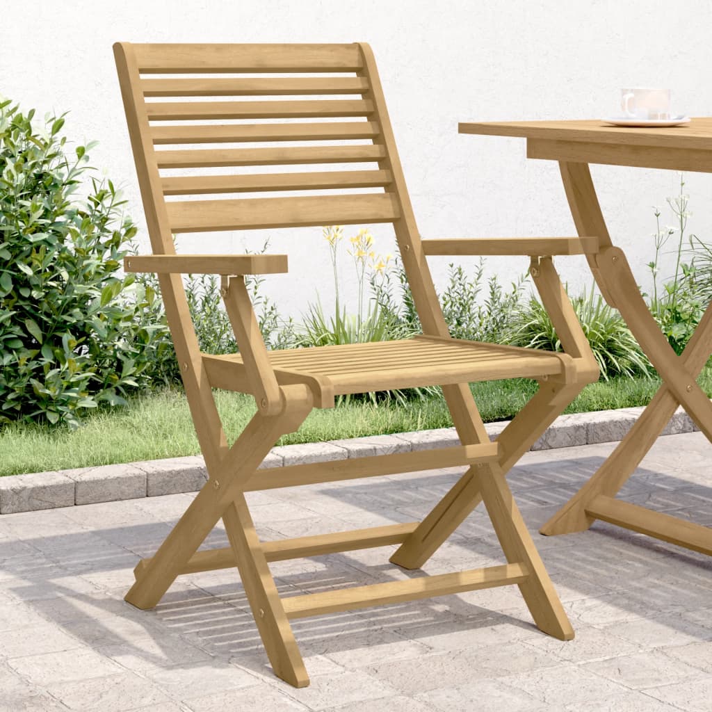 Sklopive vrtne stolice 4 kom 54,5x61,5x86,5 cm od drva bagrema