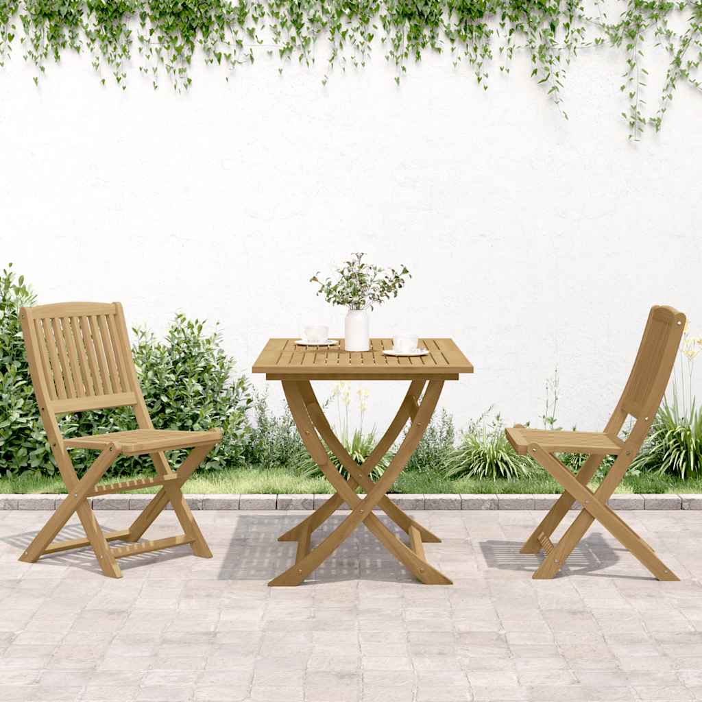 Sklopive vrtne stolice 2 kom 44 x 50 x 88 cm od drva bagrema