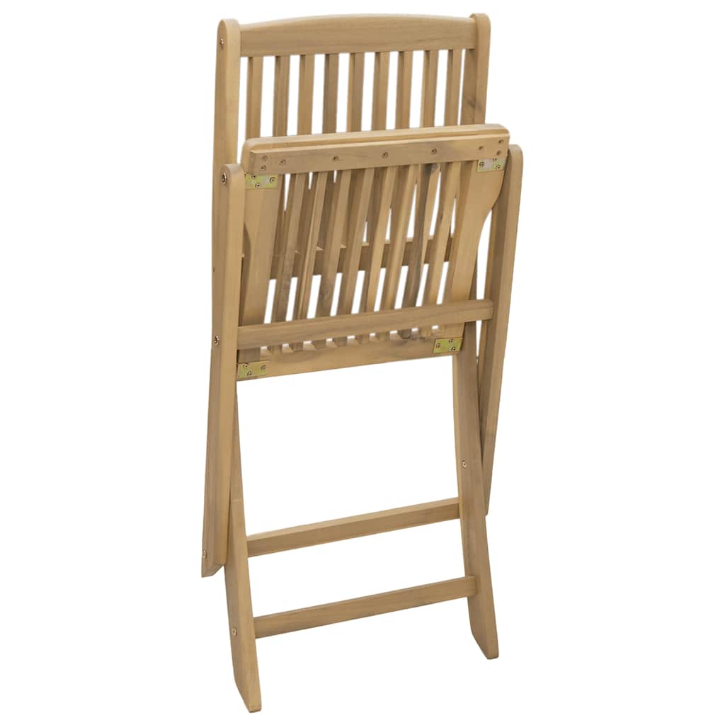 Sklopive vrtne stolice 4 kom 44x50x88 cm masivno drvo bagrema