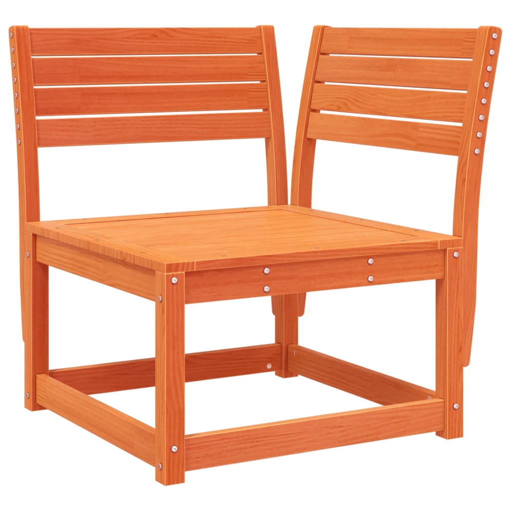 Kutna vrtna sofa voštano smeđa 73x73x78 cm od masivne borovine