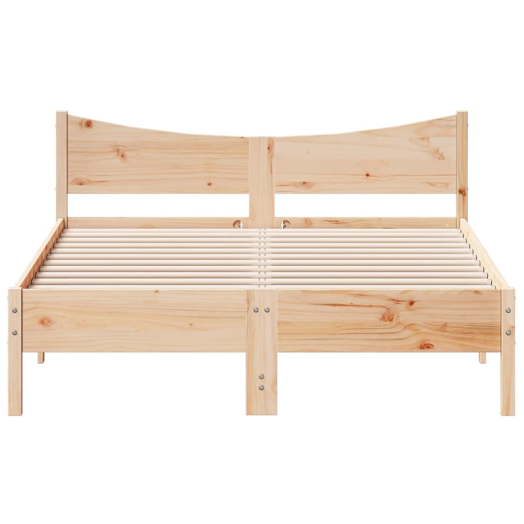 Okvir kreveta bez madraca 120 x 190 cm od masivne borovine