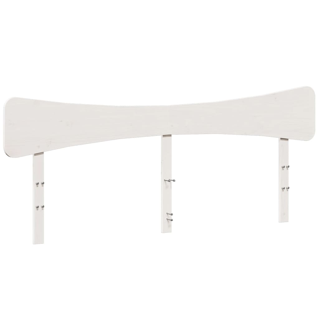 Uzglavlje bijelo 180 cm od masivne borovine