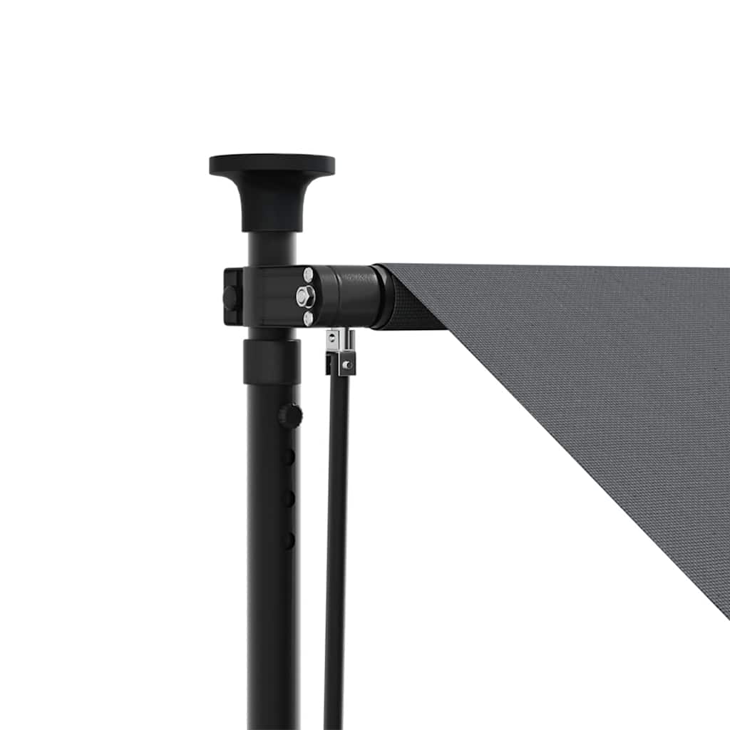 Tenda na uvlačenje antracit 250 x 150 cm od tkanine i čelika