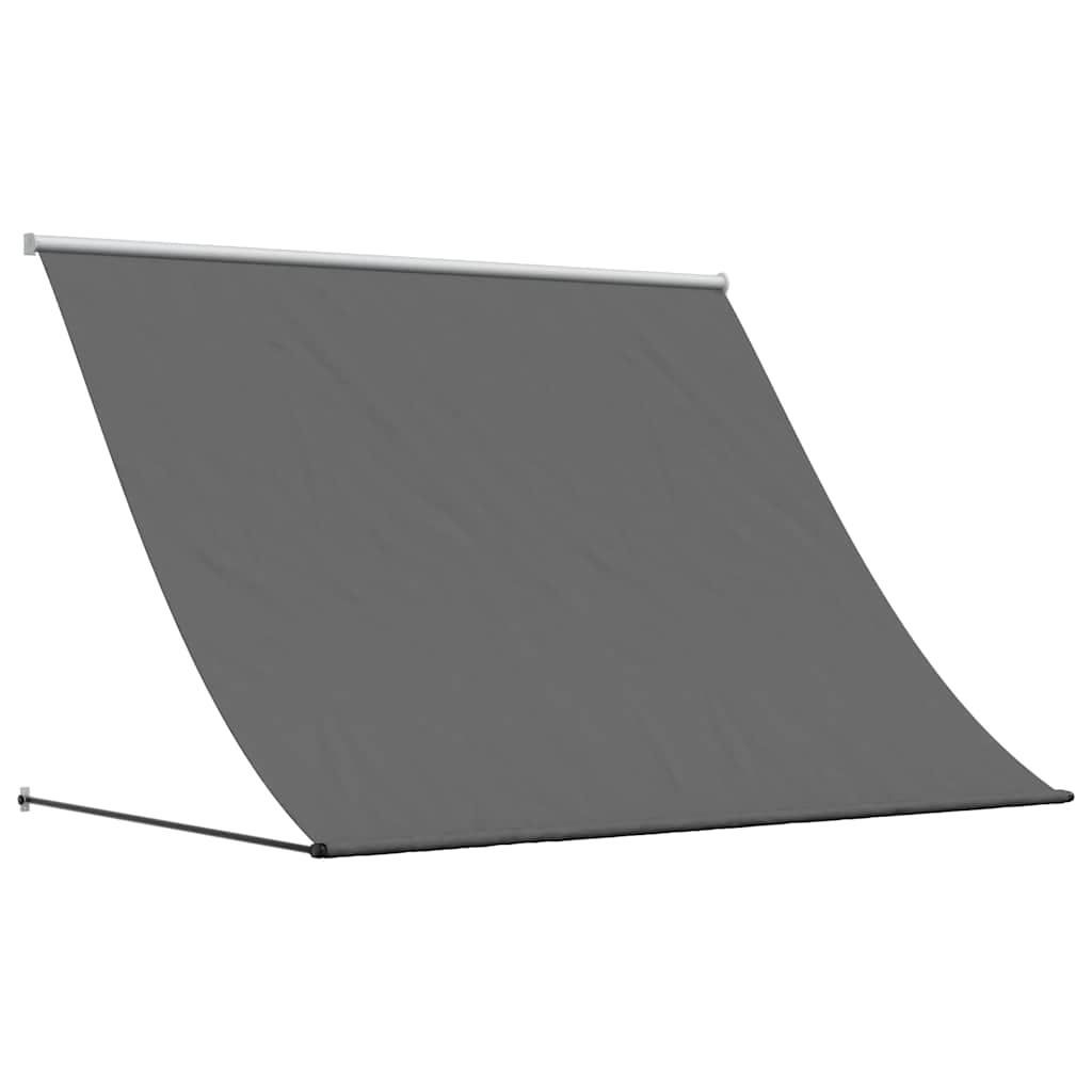 Tenda na uvlačenje antracit 200 x 150 cm od tkanine i čelika