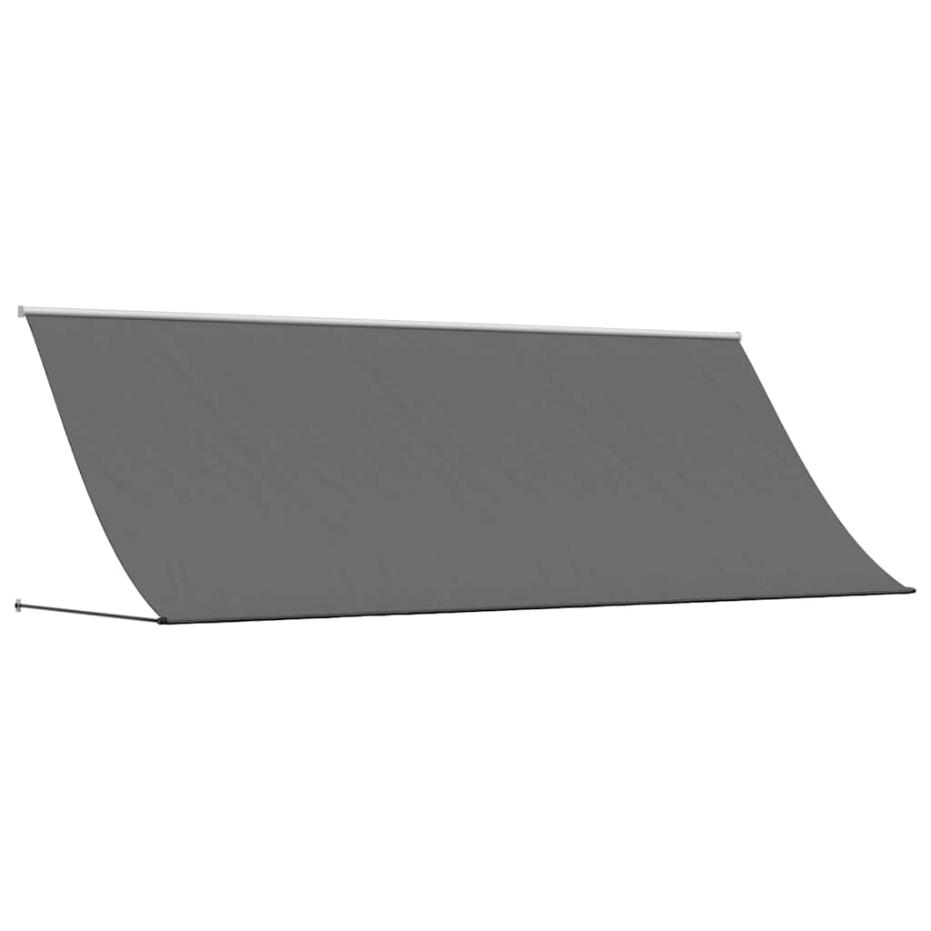 Tenda na uvlačenje antracit 400 x 150 cm od tkanine i čelika