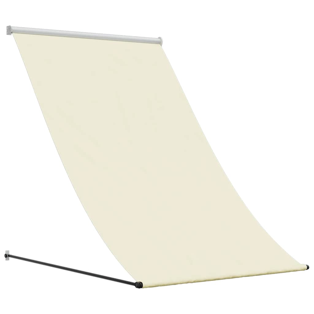 Tenda na uvlačenje krem 150 x 150 cm od tkanine i čelika