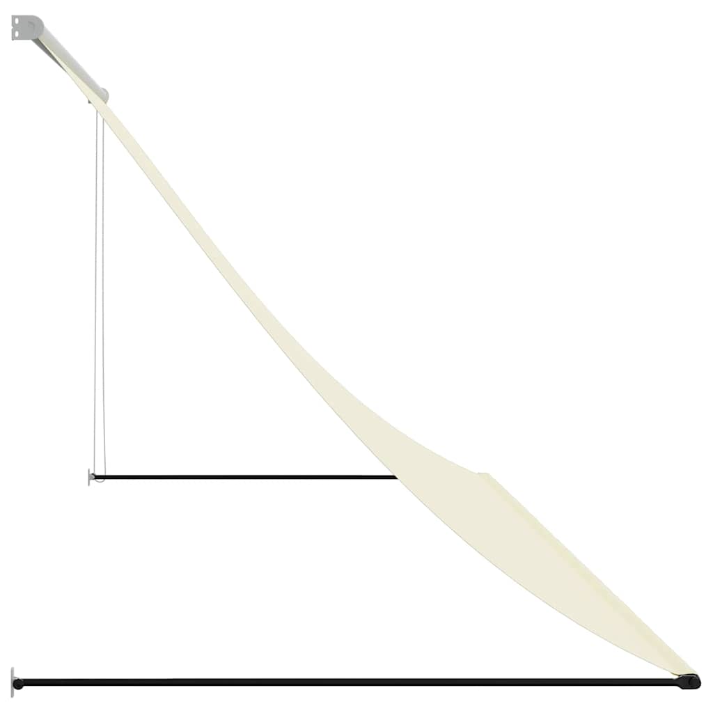 Tenda na uvlačenje krem 300 x 150 cm od tkanine i čelika