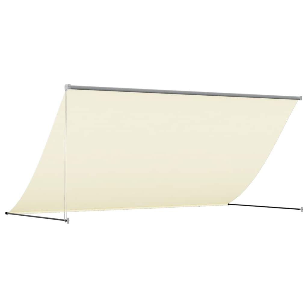 Tenda na uvlačenje krem 300 x 150 cm od tkanine i čelika