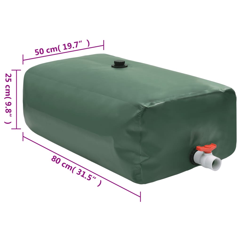 Spremnik za vodu sa slavinom sklopivi 100 L PVC