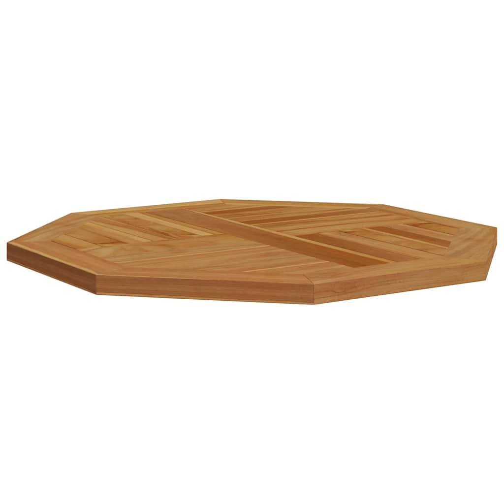 Stolna ploča 70 x 70 x 2,5 cm osmerokutna od masivne tikovine