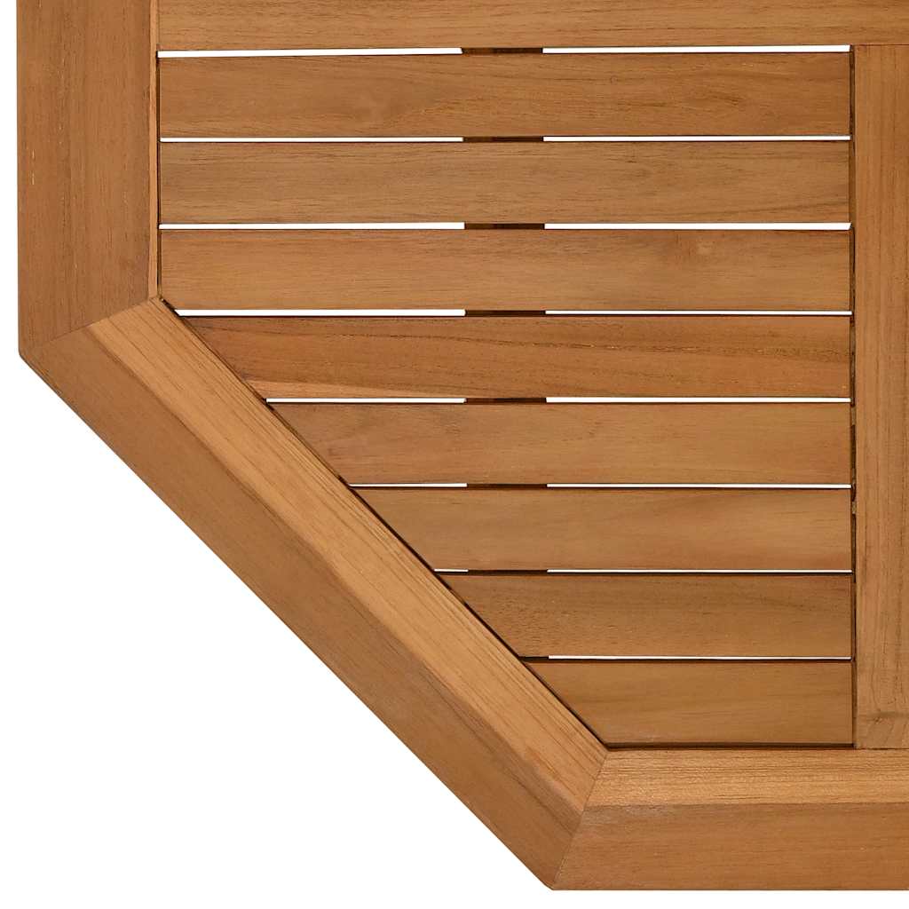 Stolna ploča 90 x 90 x 2,5 cm osmerokutna od masivne tikovine
