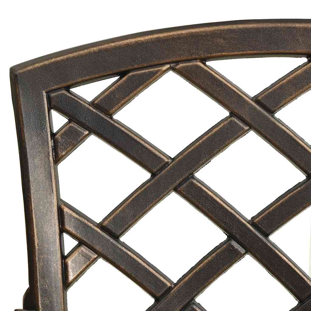 5-dijelni vrtni blagovaonski set brončani lijevani aluminij