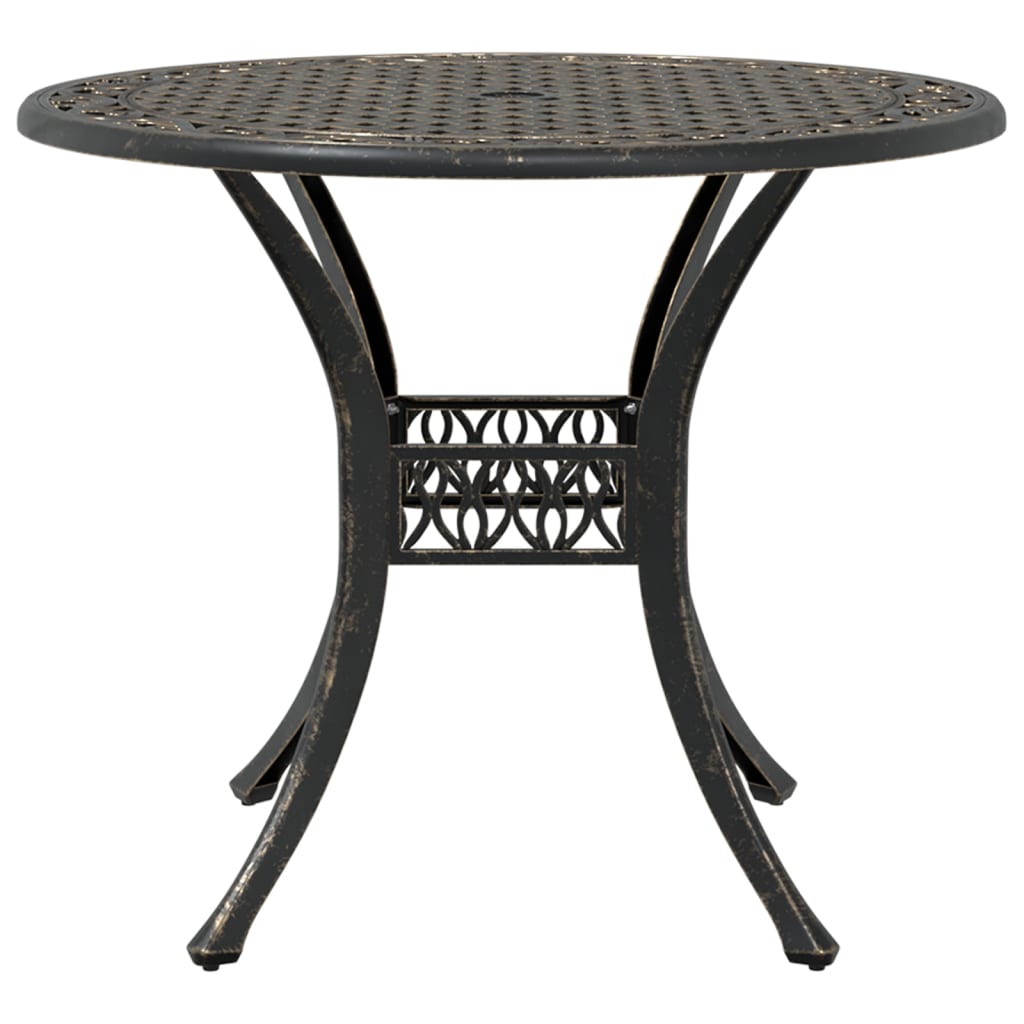 3-dijelni bistro set brončani od lijevanog aluminija