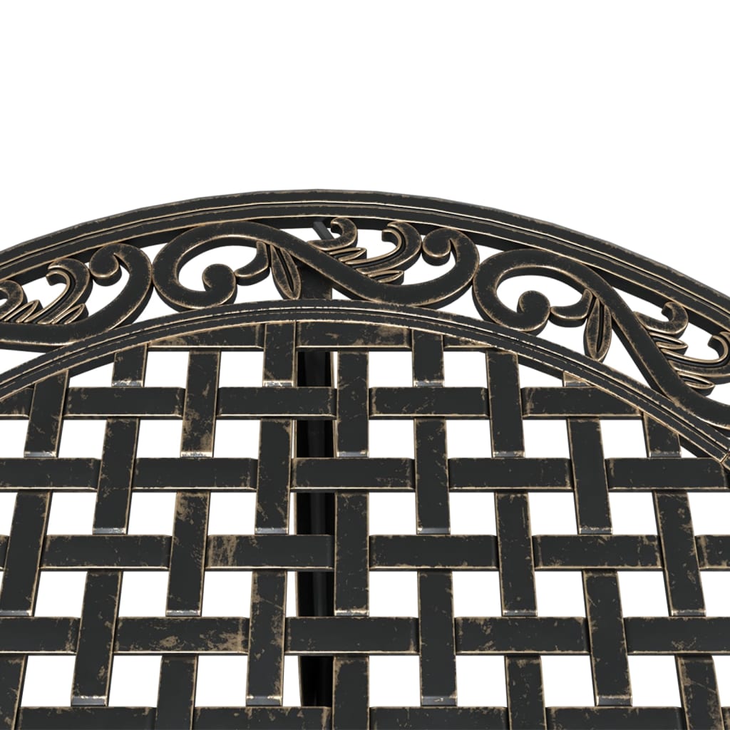 5-dijelni vrtni blagovaonski set brončani lijevani aluminij