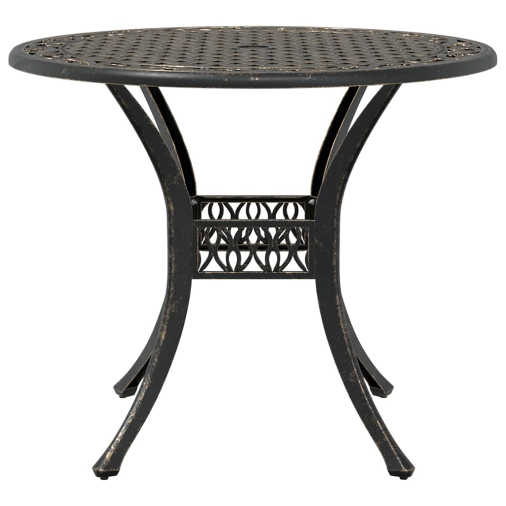 3-dijelni bistro set brončani od lijevanog aluminija