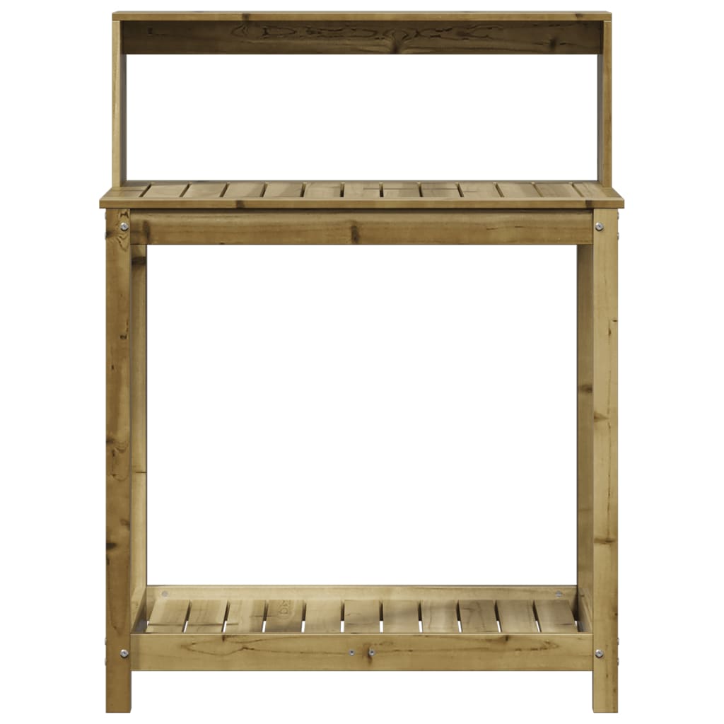 Stol za sadnju s policama 82,5 x 50 x 109,5 cm od borovine