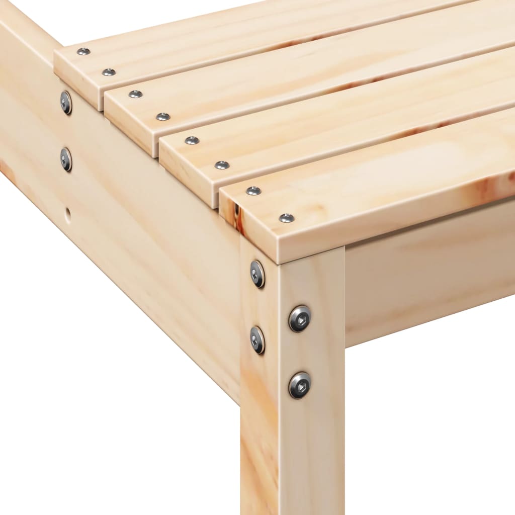 Stol za piknik 110 x 134 x 75 cm od masivne borovine