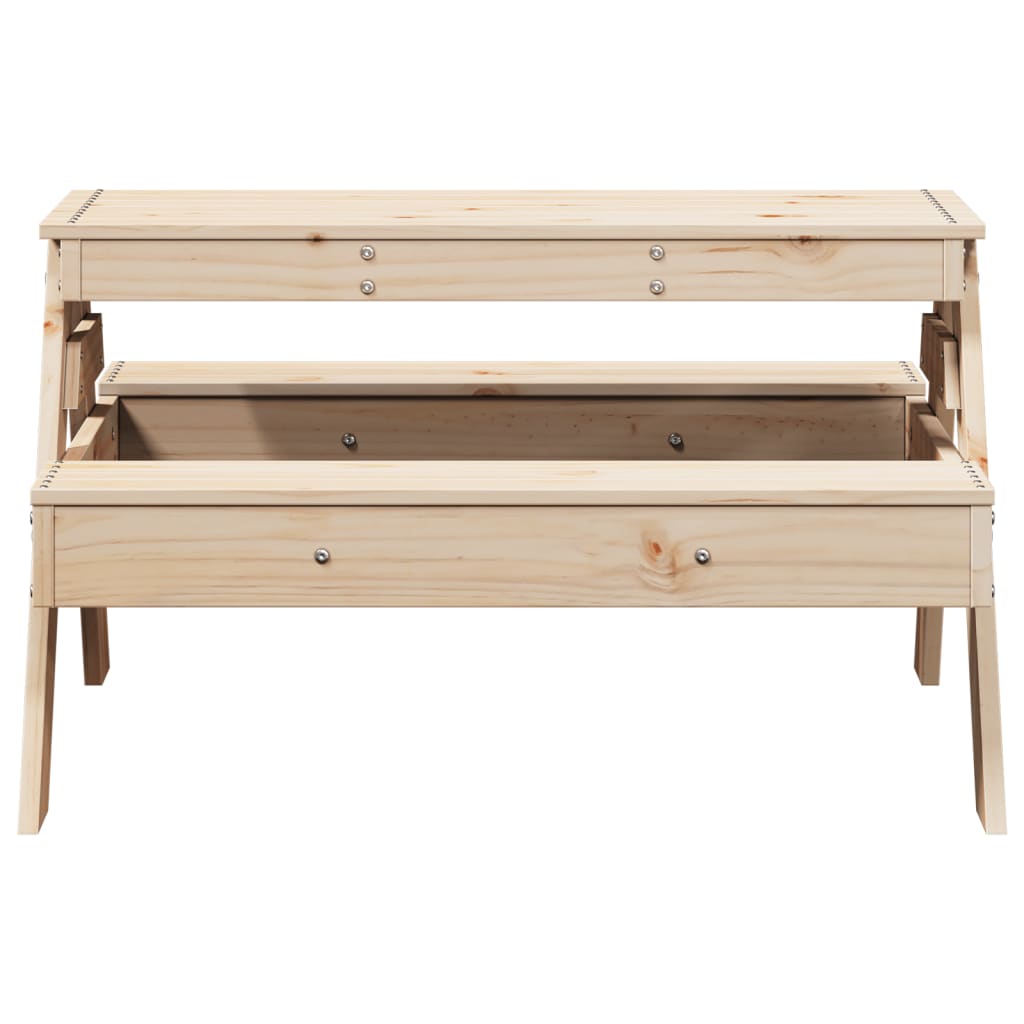 Stol za piknik za djecu 88 x 97 x 52 cm od masivne borovine