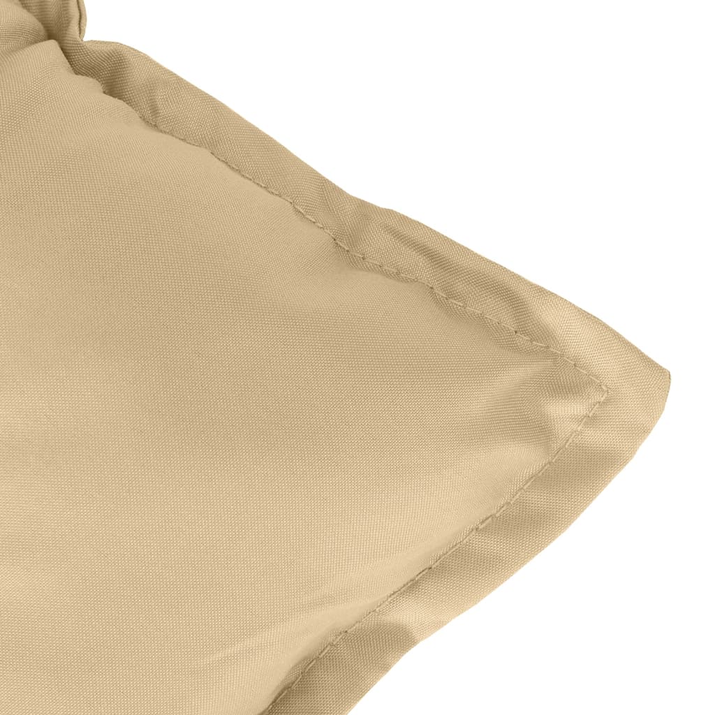 Jastuci za stolice 2 kom prošarano bež 120x50x7 cm od tkanine