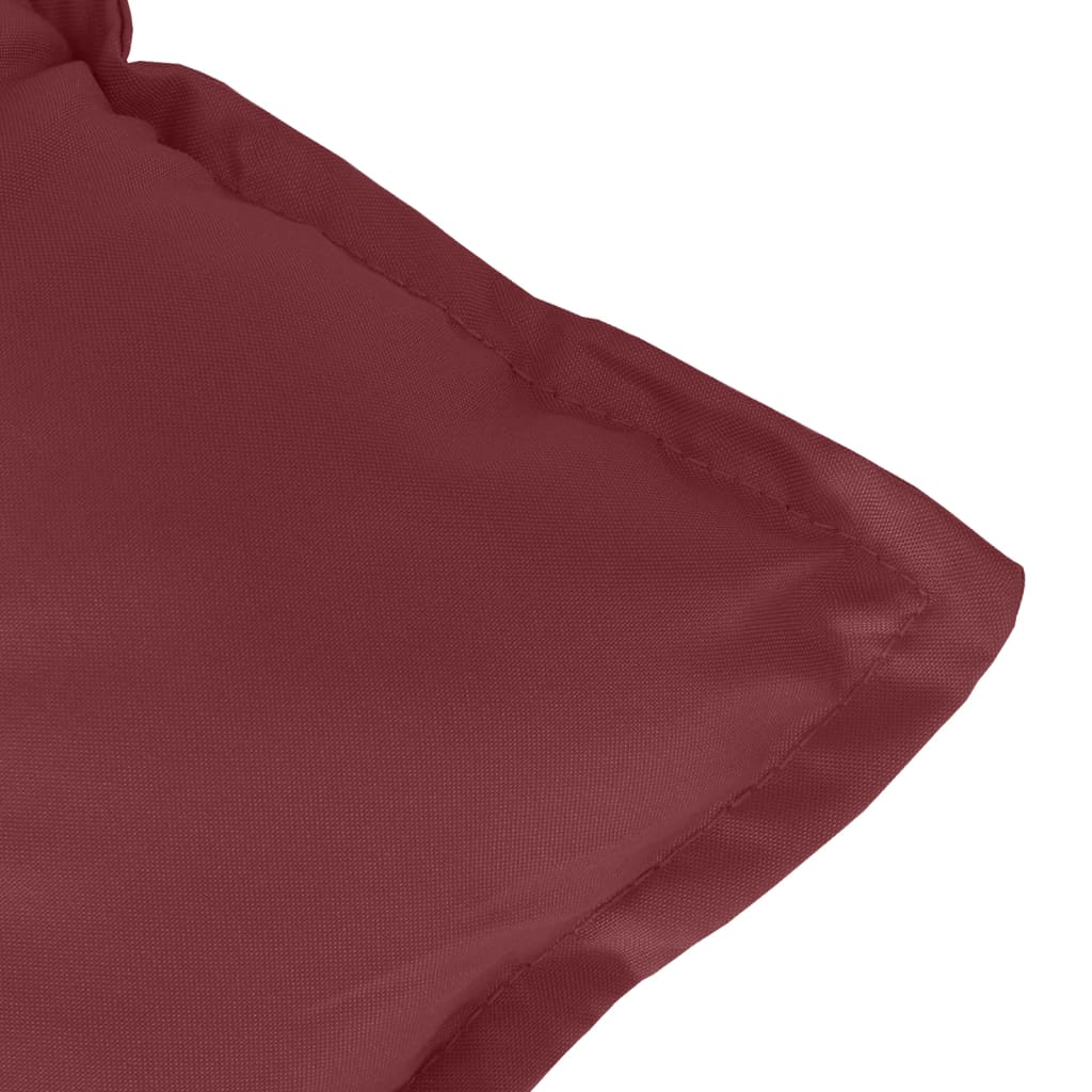 Jastuci za stolice 2 kom prošarano boja vina 120x50x7cm tkanine