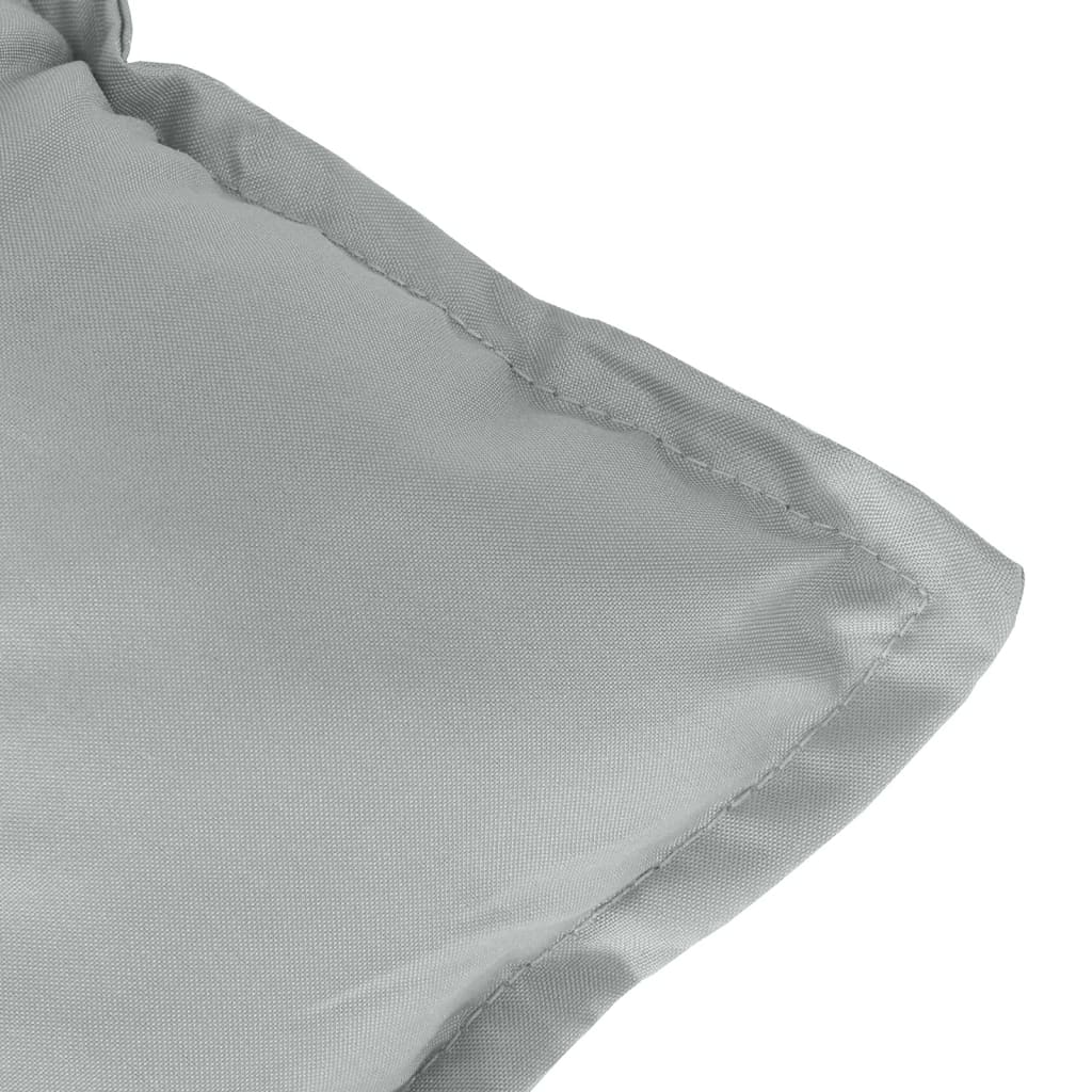 Jastuci za stolice 4 kom svjetlosivi 120x50x7cm tkanina