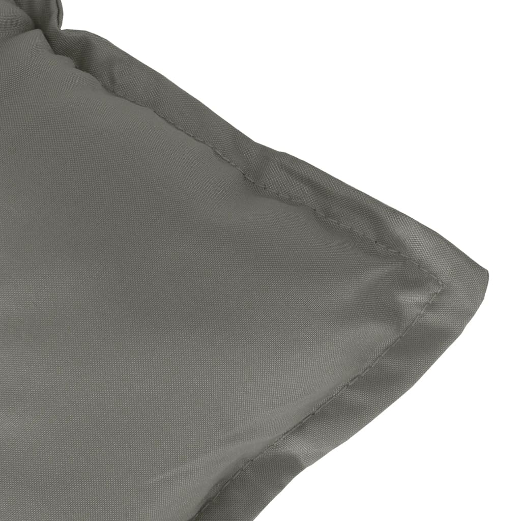 Jastuci za stolice 4 kom prošarano tamnosiva 100x50x7cm tkanina