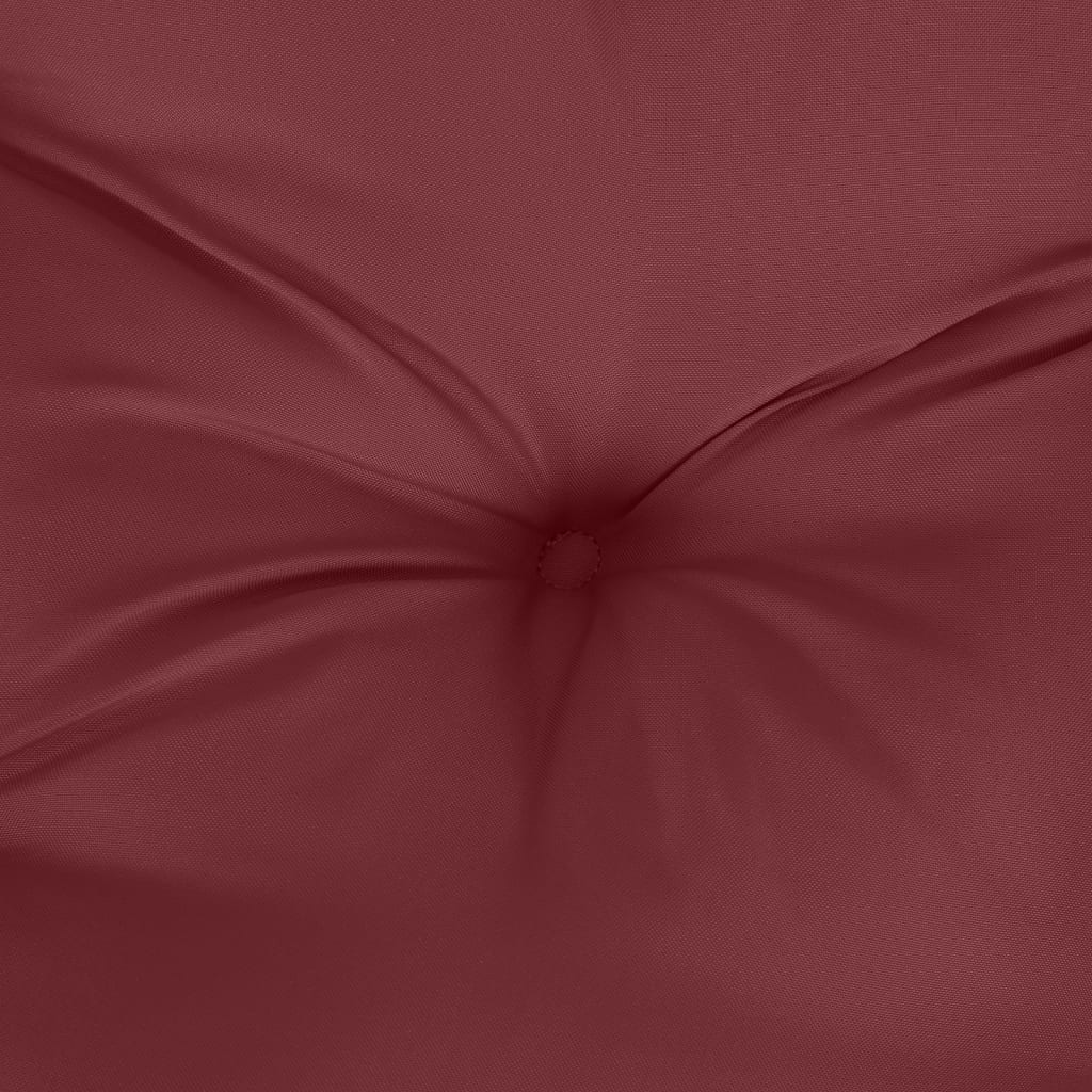Jastuci za stolice 2 kom prošarano boja vina 100x50x7cm tkanina
