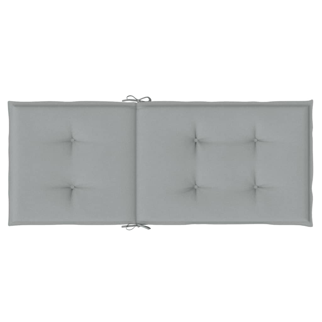 Jastuci za stolice 4 kom svjetlosivi 120 x 50 x 4 cm od tkanine
