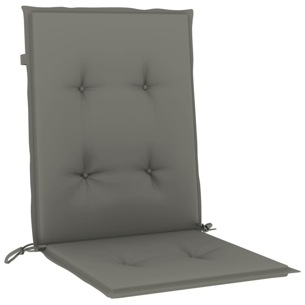 Jastuci za stolice 6 kom prošarano tamnosiva 100x50x4cm tkanina