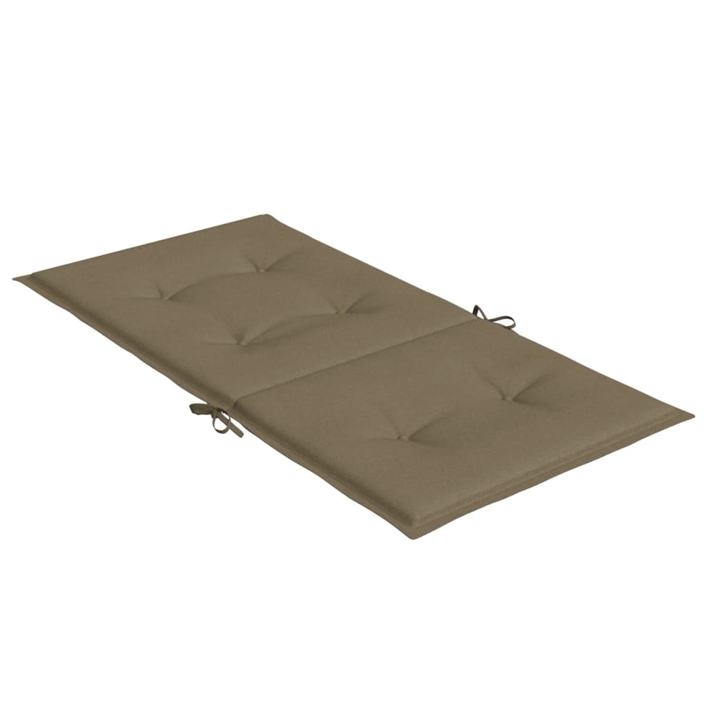 Jastuci za stolice 2 kom prošarano smeđesivi 100x50x4cm tkanina