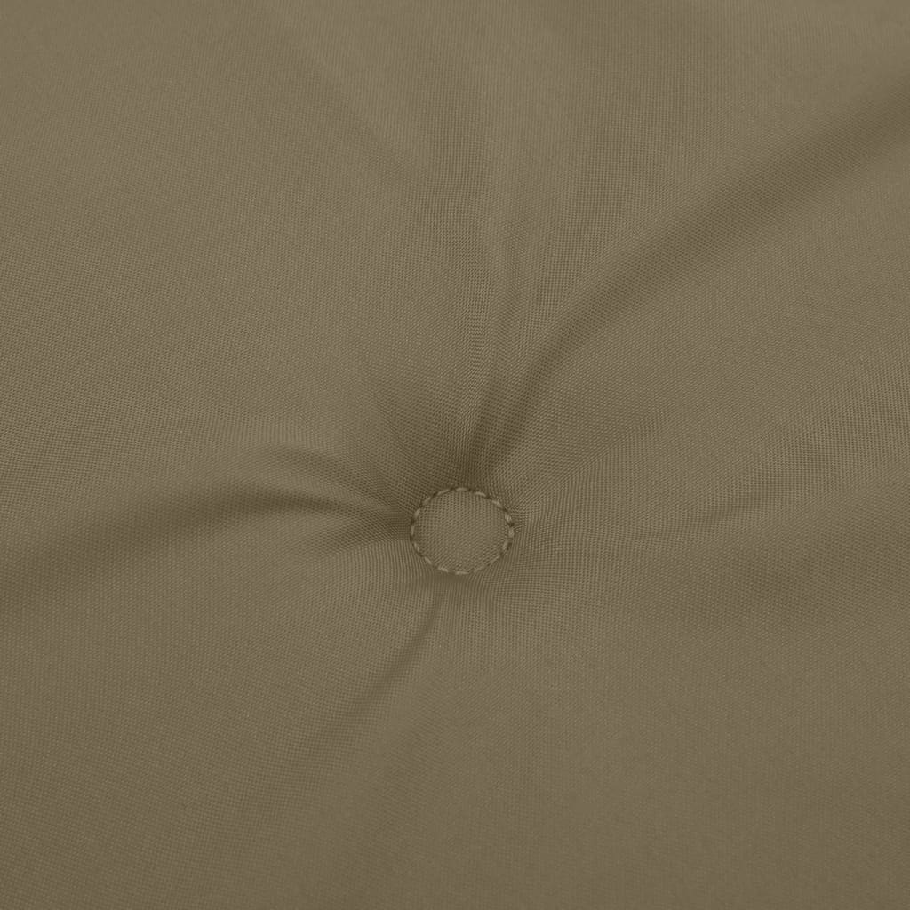 Jastuci za stolice 2 kom prošarano smeđesivi 100x50x4cm tkanina